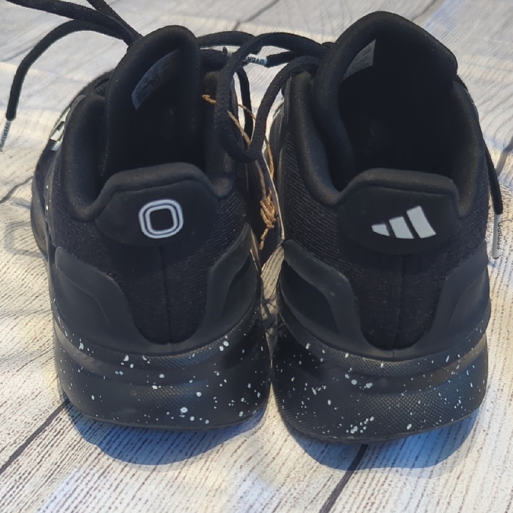Adidas Black and White Over Time Sneakers - Picture 3 of 7